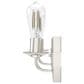Hunter Perch Point 2-Light Vanity in Brushed Nickel, , large