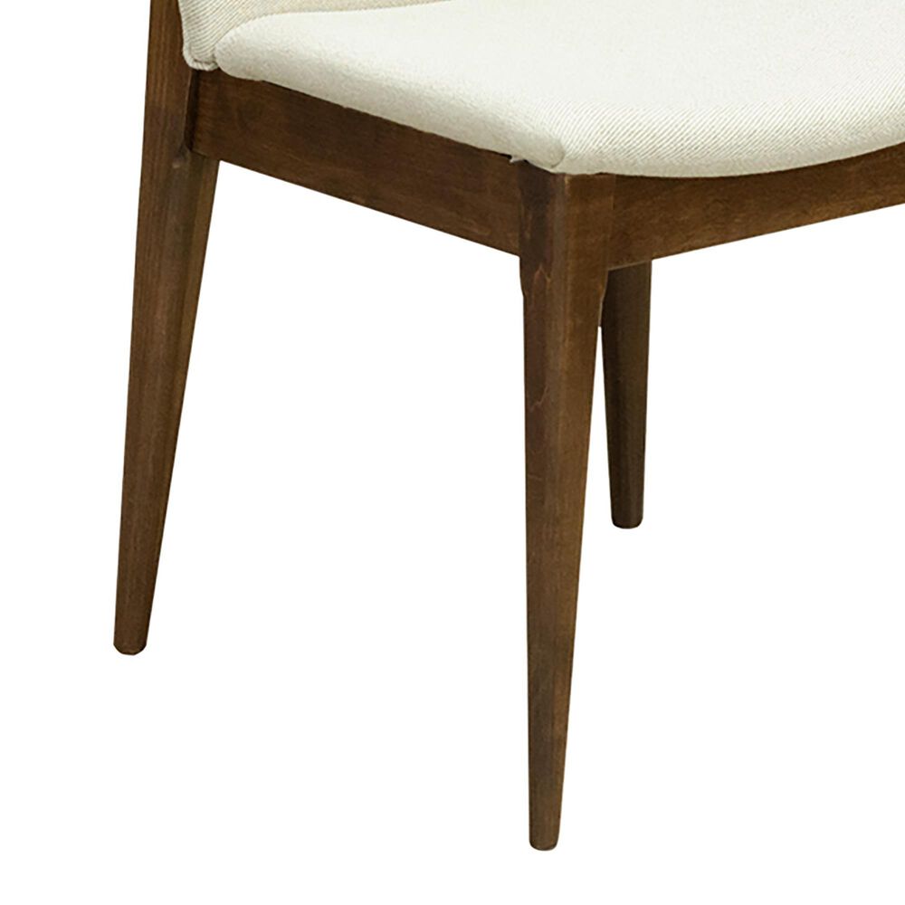 Fleming Furniture Co. Paramour Dining Side Chair in Avery Fabric and Walnut Finish, , large