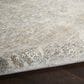 Nourison Starry Nights STN03 5" x 7" Silver and Cream Area Rug, , large