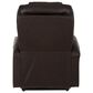 Linon Home Decor Peoria Power Lift Recliner in Chocolate, , large