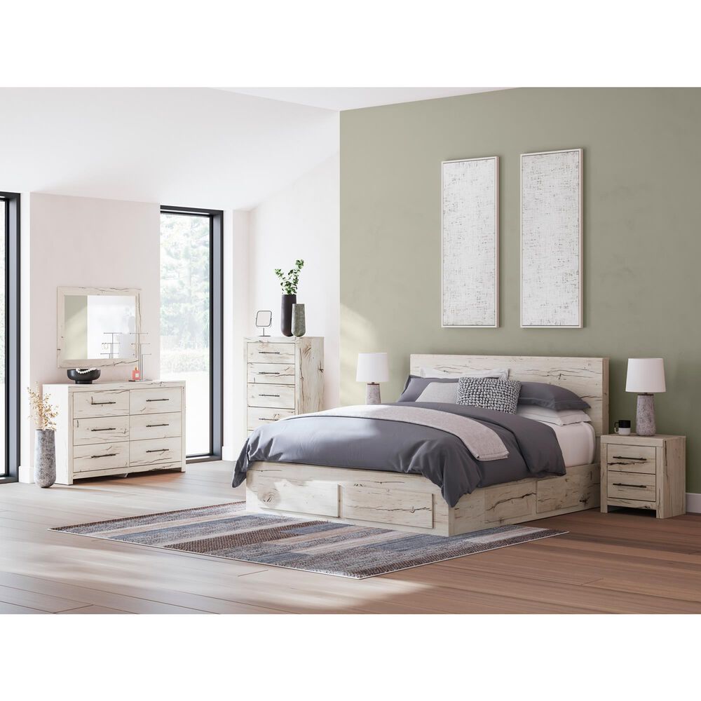 Ashley Lawroy 5-Drawer Chest in Light Natural, , large