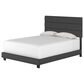 Accent Ravenna Queen Upholstered Bed in Black, , large