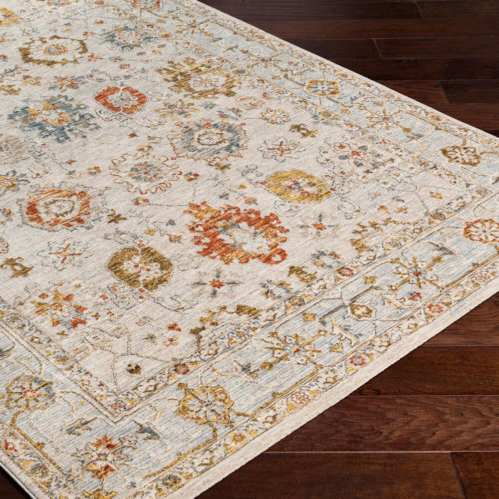 Surya Reina Light Gray, Cream, Denim, Rust, Mustard, Olive and Tan 10&#39; x 13&#39;11&quot; Area Rug, , large