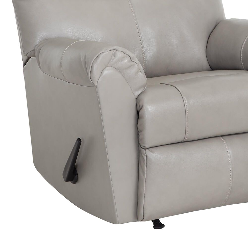 Moore Furniture Harvey Manual Rocker Recliner in Capricorn Silver, , large