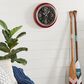 Maple and Jade 17" Wall Clock in Brick Red, , large