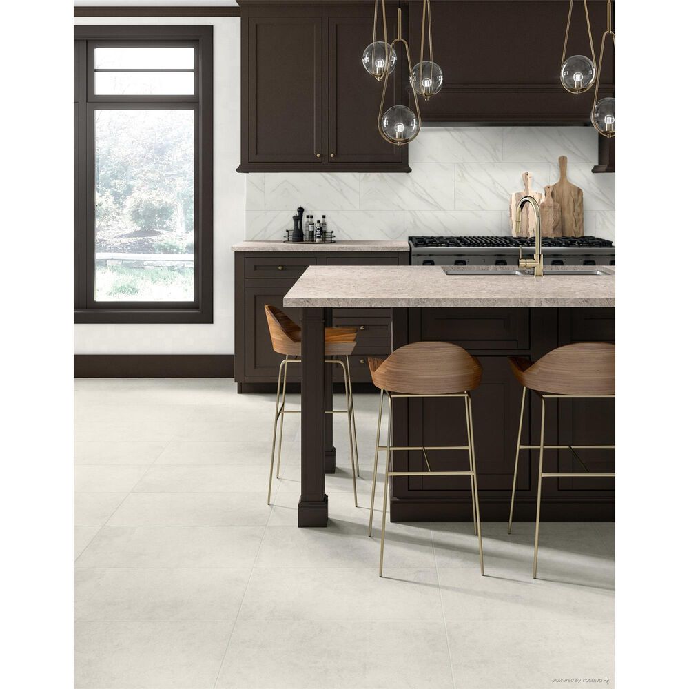 Dal-Tile Florentine Carrara 12&quot; x 24&quot; Polished Ceramic Tile, , large