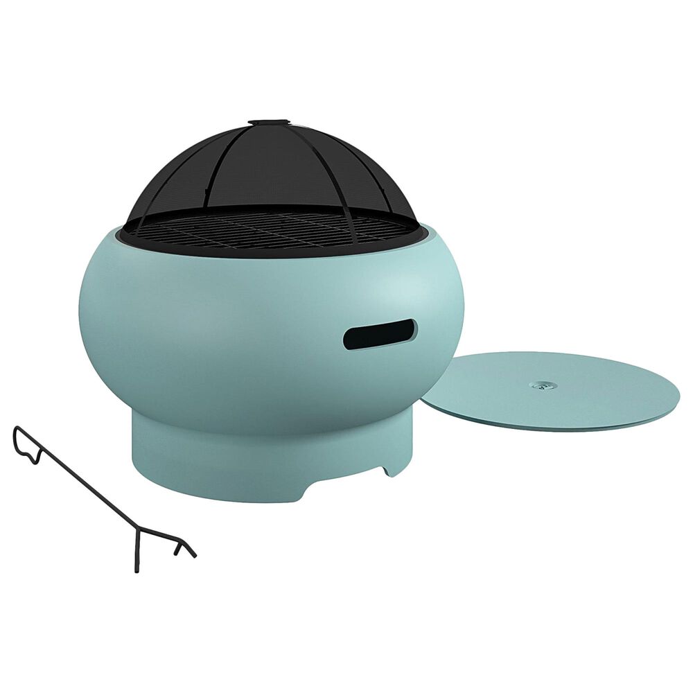 DHP Poolside 27&quot; Fire Pit in Aqua Haze, , large