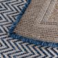Central Oriental New Zealand Dunedin 7"10" x 9"10" Cobalt Area Rug, , large