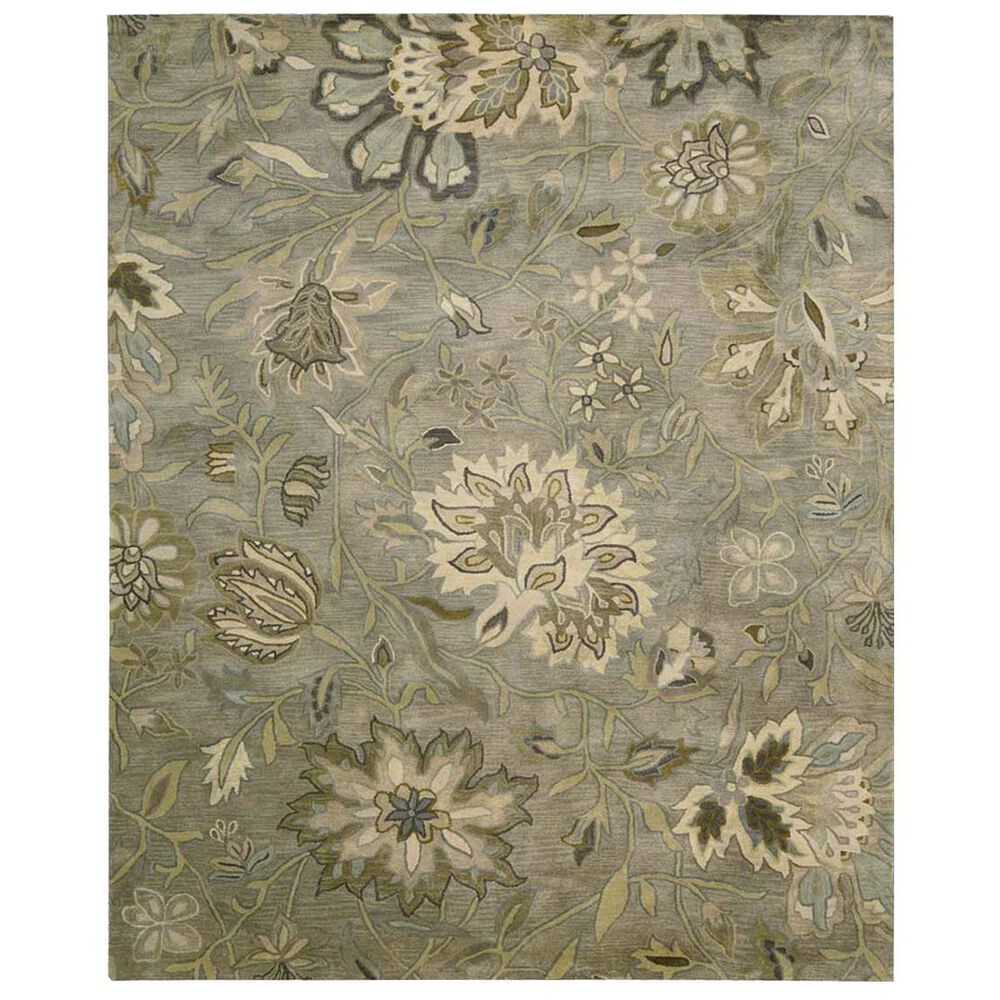Nourison Jaipur JA41 3'9'' x 5'9'' Silver Area Rug, , large