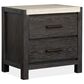 Nicolette Home Plum Creek 5 Piece King Panel Upholstered Bedroom Set in Ravenwood Black, , large