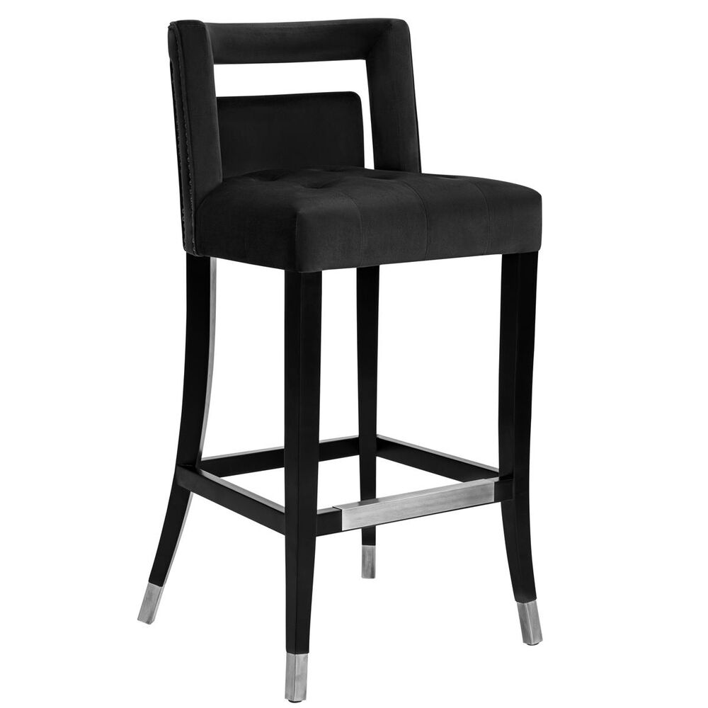 Tov Furniture Hart Barstool in Black, , large