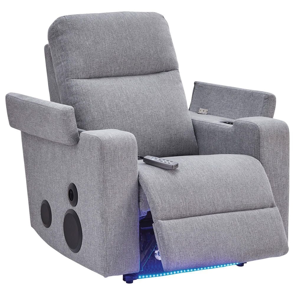 Ashley Pineland Power Glider Recliner in Pewter, , large