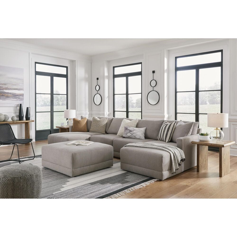 Ashley Katany Oversized Accent Ottoman in Shadow, , large