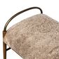 Four Hands Demi Accent Bench in Beige Shearling, , large