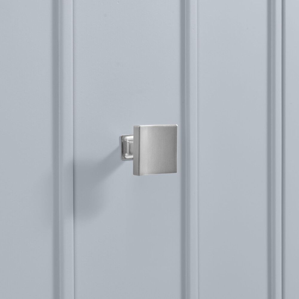 37B Kinsale 30" Single Bathroom Vanity Cabinet in Soft Blue with White Composite Stone Top and Backsplash, , large