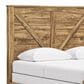 Ashley Maystonna Queen Crossbuck Panel Bed in Brown, , large