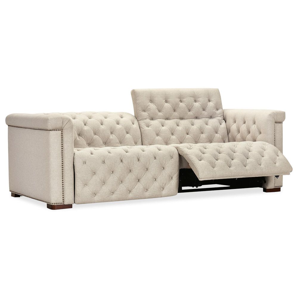 Hooker Furniture Savion Deux Power Reclining Sofa with Power Headrests in Aries Beach, , large