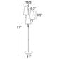 Lite Source Linnea 3-Light Floor Lamp in Bronze, , large