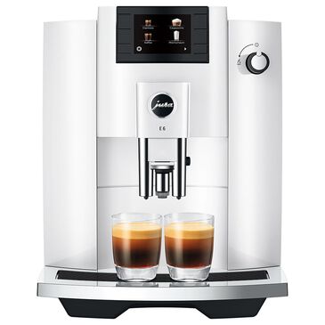 Jura E6 64 Oz Automatic Coffee Machine in Piano White, , large