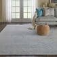Nourison Silk Shadows 8"6" x 11"6" Grey and Blue Area Rug, , large