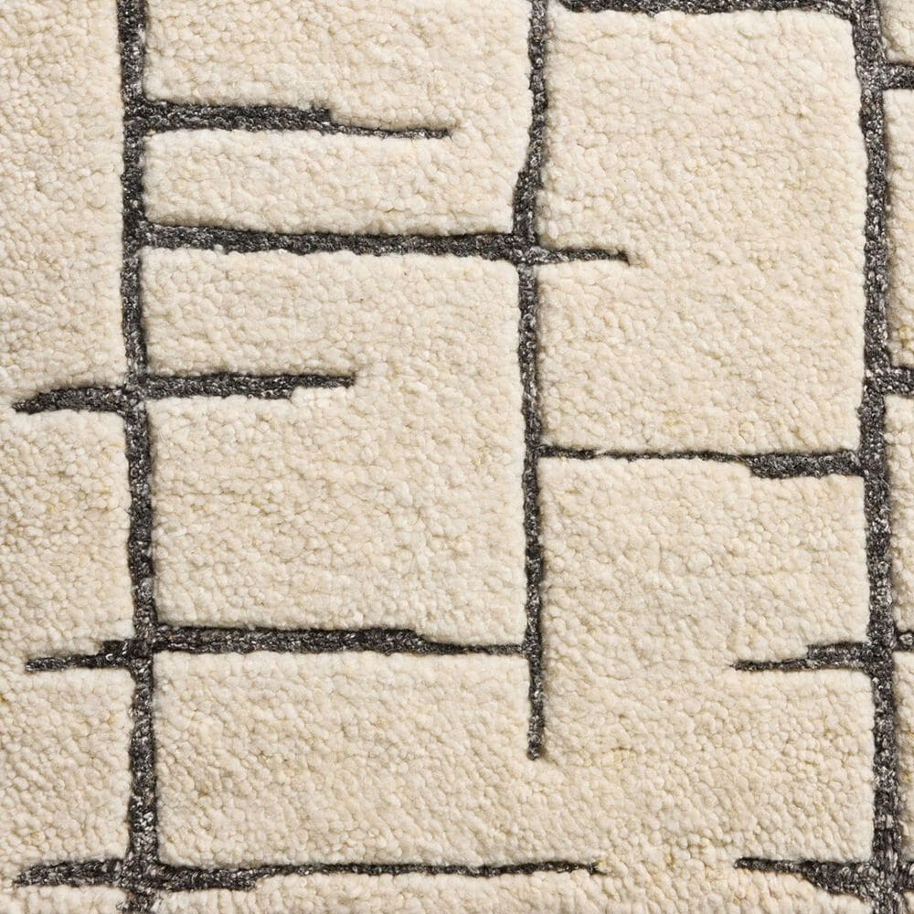 Loloi Octavia 7&#39;9&quot; x 9&#39;9&quot; Ivory and Charcoal Area Rug, , large