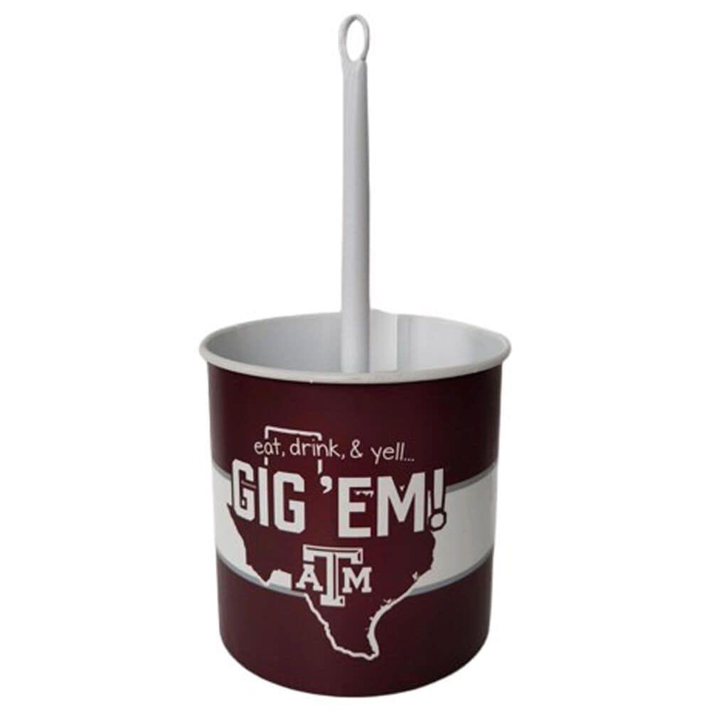 Valiant Gifts Texas A&M Metal Paper Towel Holder in Aggie Maroon, , large