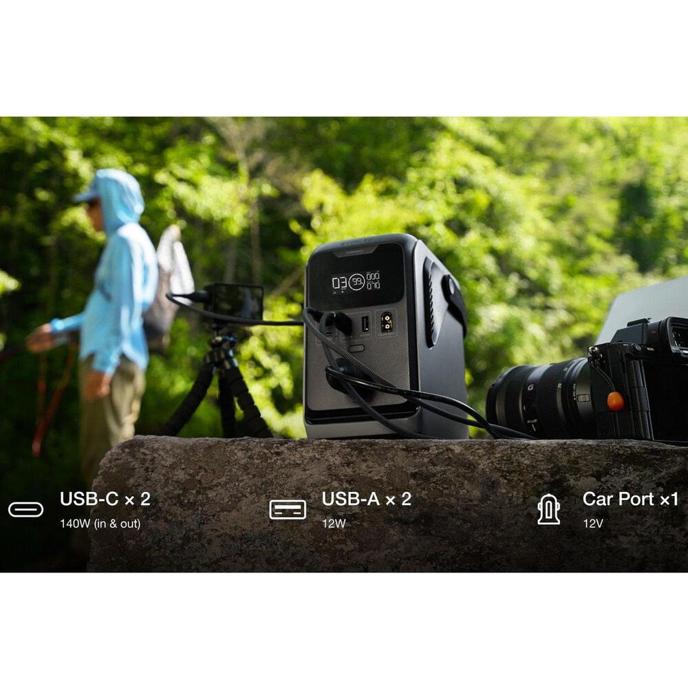 EcoFlow Trail 300 DC Portable Power Station in Black and Grey, , large