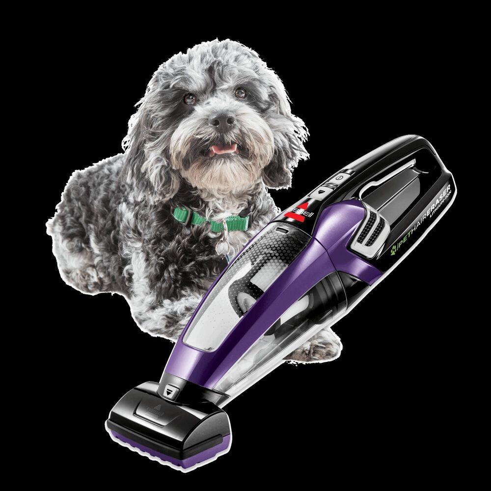 Bissell Pet Hair Eraser Lithium Ion Hand Vacuum in Purple and Black, , large
