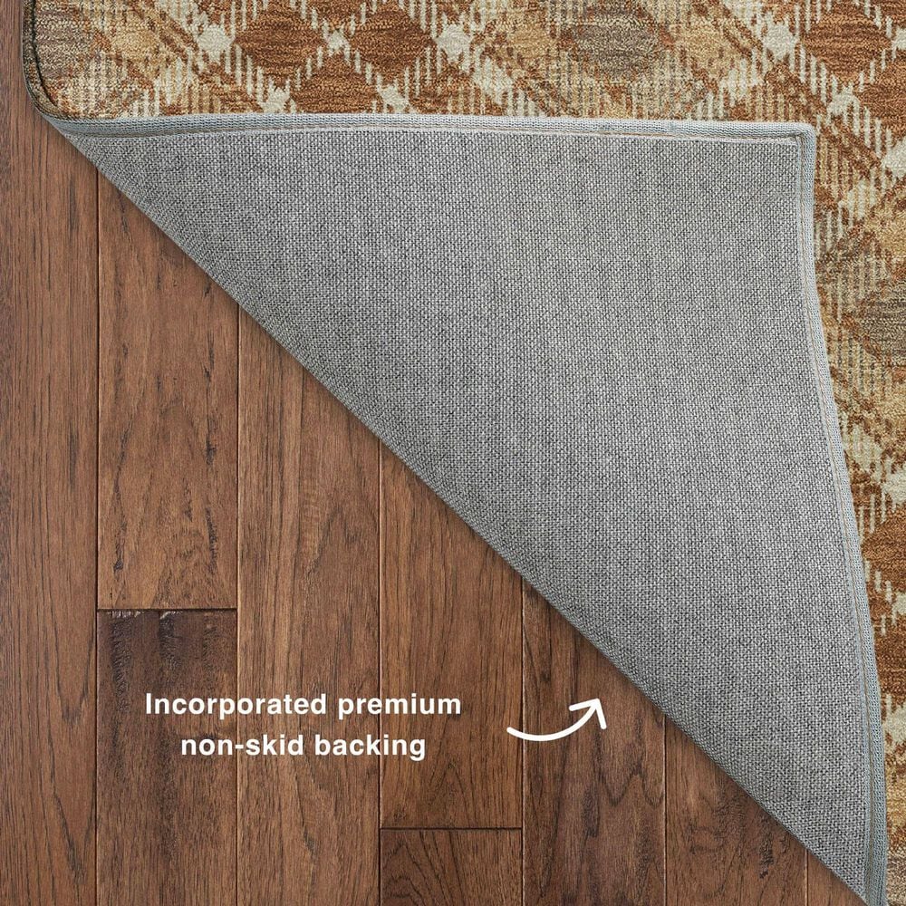 Dalyn Rug Company Soft Essentials Plaid Paprika 9' x 12' Indoor/Outdoor Area Rug, , large