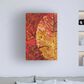 Timberlake Dying Leaf 24" x 16" Canvas Art in Red/Tan/Wine, , large