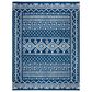 Safavieh Tulum TUL268N 9" x 12" Navy and Ivory Area Rug, , large