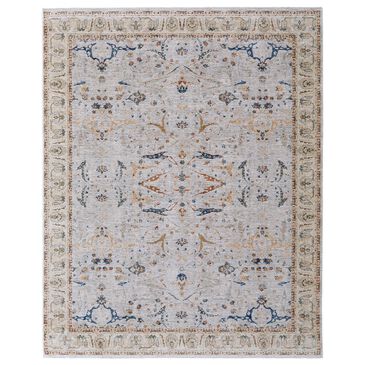 Feizy Pasha 39M4F 5" x 7"6" Ivory and Multicolor Area Rug, , large