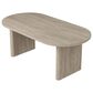 GARVEE 71" Oval Dining Table in Gray - Table Only, , large