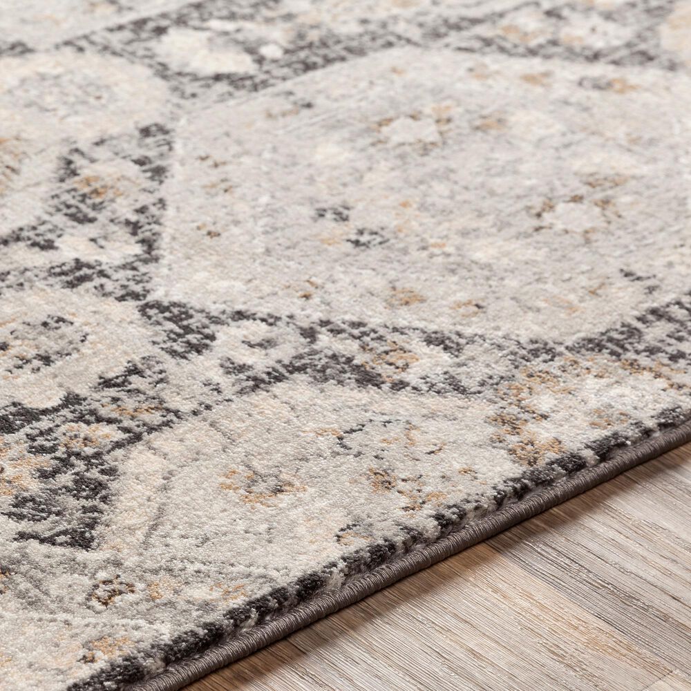 Surya Indigo IGO-2307 2&#39; x 2&#39;9&quot; Black, Tan and White Scatter Rug, , large