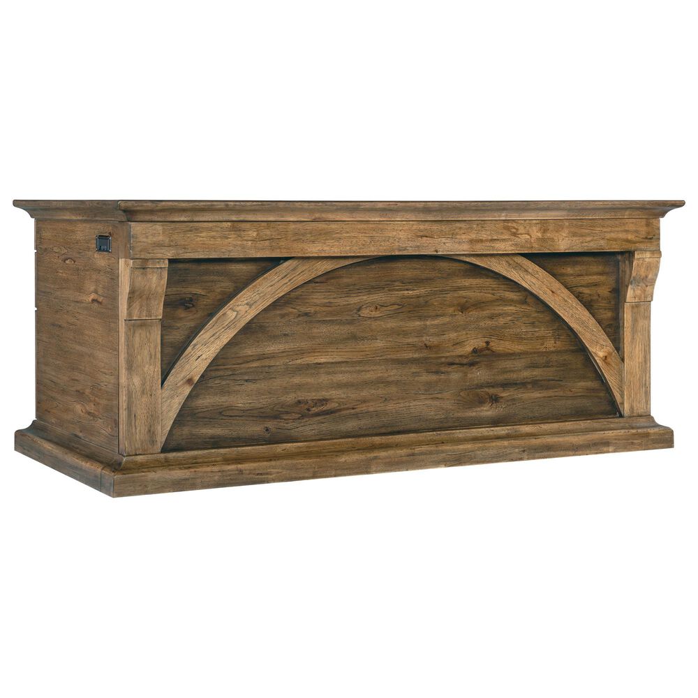 Hooker Furniture Big Sky Executive Desk in Vintage Natural, , large