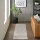 Nourison Pure Multi Weave Grey 2"3" x 10" Runner, , large