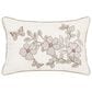 J. Queen New York Rosewood 13" x 21" Lumbar Pillow in White, Blush and Green, , large
