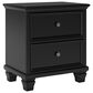 Ashley Lanolee 4-Piece King Bedroom Set in Black, , large