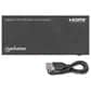 Manhattan 4-Port HDMI Splitter with Downscaling in Black, , large