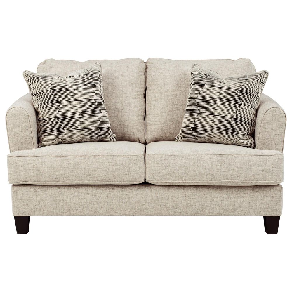Signature Design by Ashley Callisburg Stationary Loveseat in Linen, , large