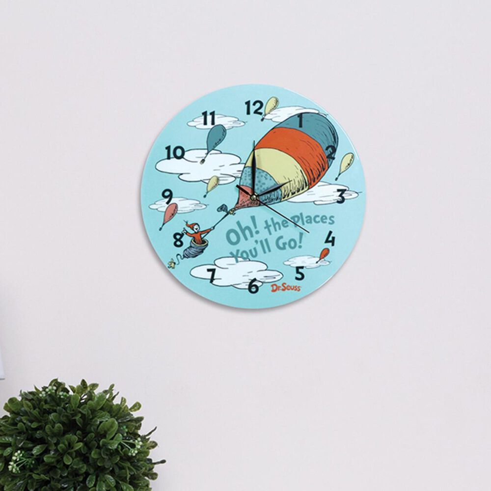Trend Labs Dr. Seuss Wall Clock in Blue, , large