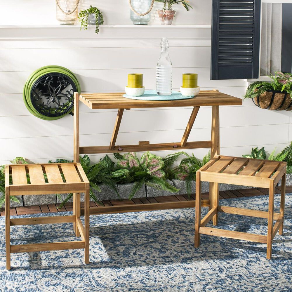 Safavieh Belamy Transformer Bench in Teak, , large