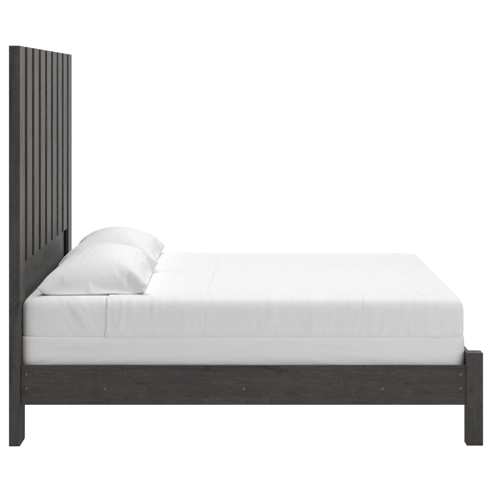 Ashley Fraluna King Panel Bed in Charcoal, , large