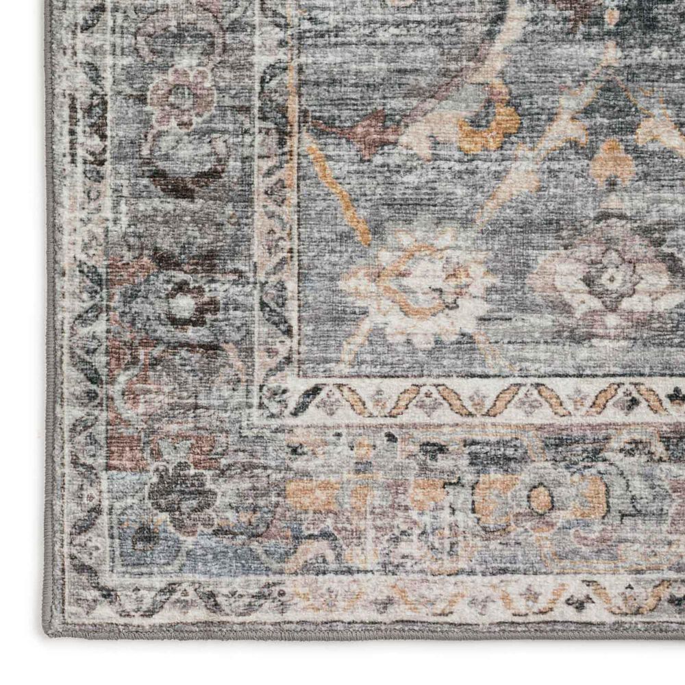 Dalyn Rug Company Jericho 2&#39;6&quot; x 12&#39; Silver Indoor/Outdoor Runner, , large