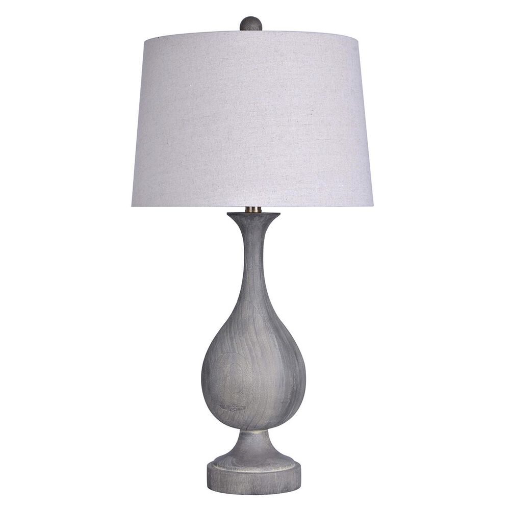 Grandview Gallery Table Lamp and Shade in Acid Griffin Wood Finish, , large