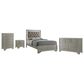 Crown Mark Lyssa 4-Piece Full Panel Bedroom Set with Chest in Champagne, , large
