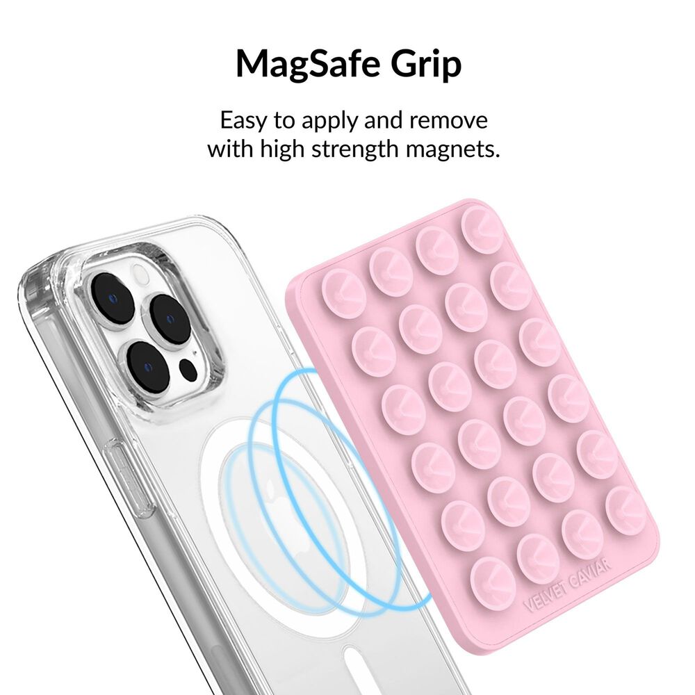 Velvet Caviar MightyGrip MagSafe Mount in Strawberry Milk, , large