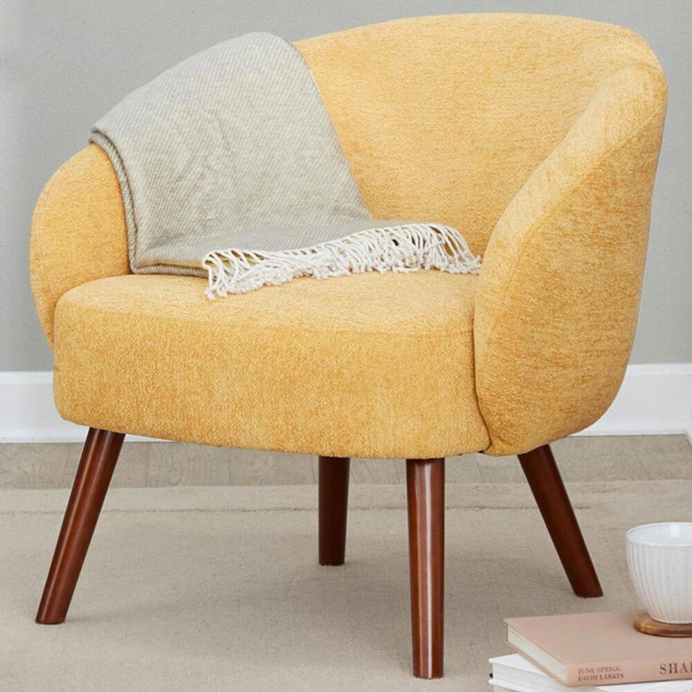 Lumisource Ashland Lounge Chair in Yellow, , large