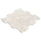 Soho Studio Pebblestone Lovina White 12" x 12" Natural Stone Mosaic Sheet, , large