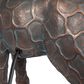 Creative Coop Serengeti Giraffe Table Lamp in Distressed Bronze, , large